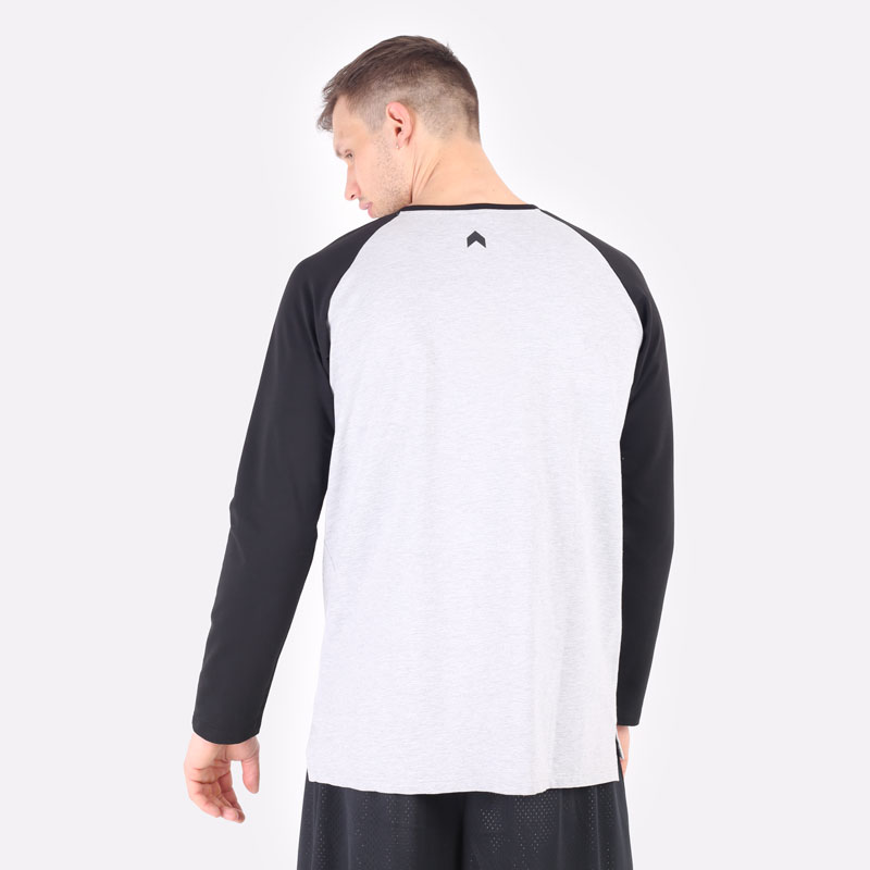 Мужская футболка Hard Logo Longsleeve (Hard grey*)  - цена, описание, фото 6